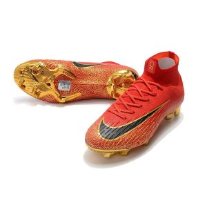 Kopačky Pánské Nike Mercurial Superfly 6 Elite FG -Červené Zlato Černá